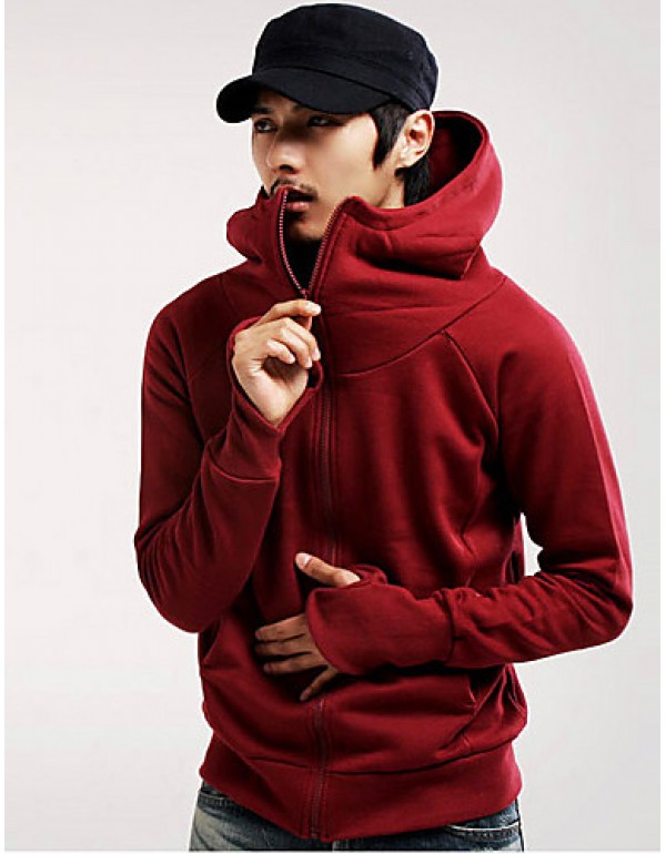 Men's Long Sleeve Hoodie & Sweatshirt,Cotton /...