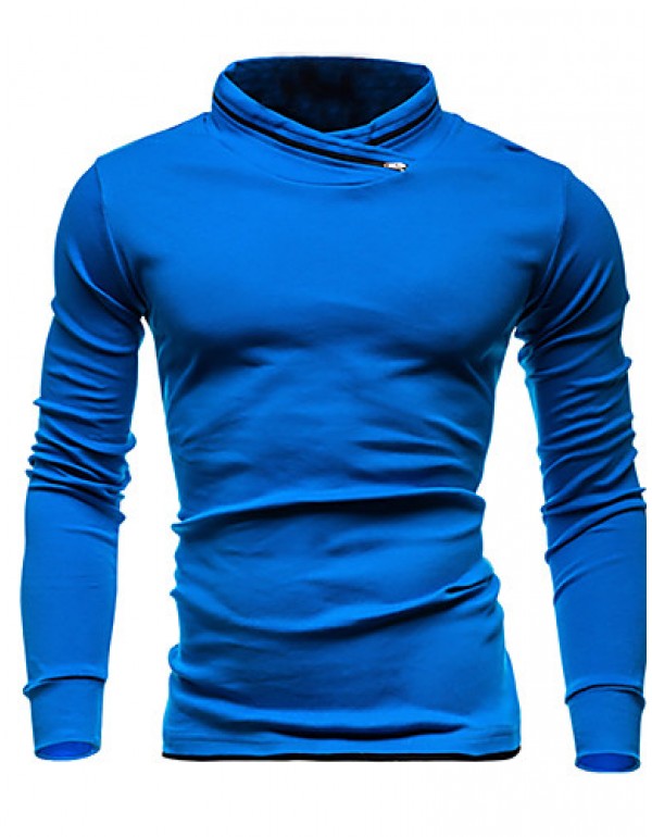 Men's Casual/Daily / Sports Simple / Active Regular HoodiesSolid