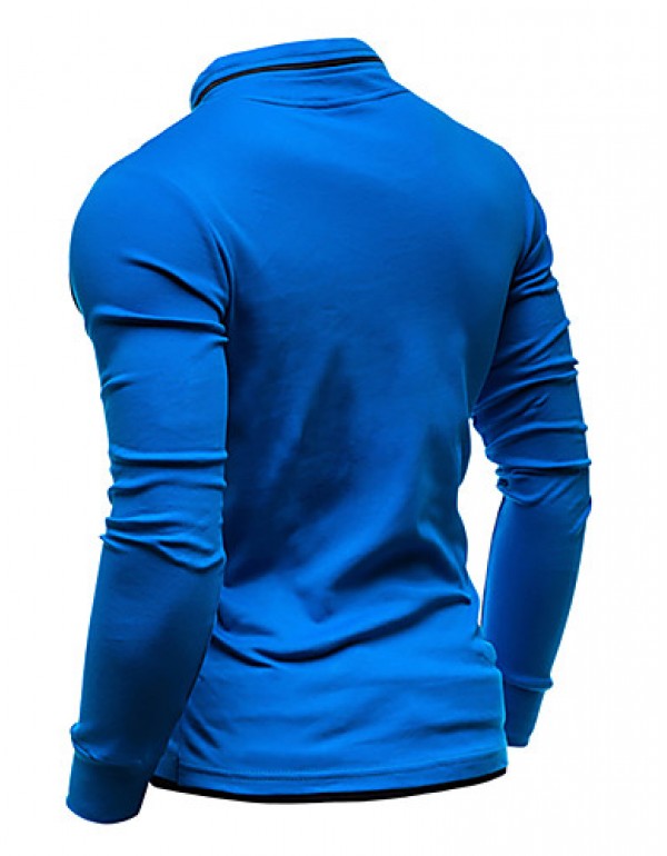 Men's Casual/Daily / Sports Simple / Active Regular HoodiesSolid