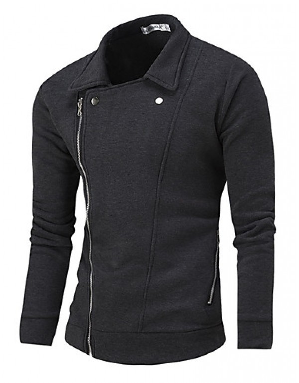 Men's Casual/Daily Active Regular HoodiesSolid/ / ...